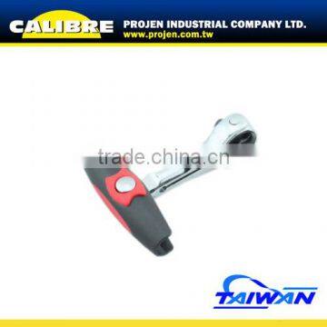 CALIBRE 72T rotating ratchet handle Stubby Swivel head ratchet with T handle