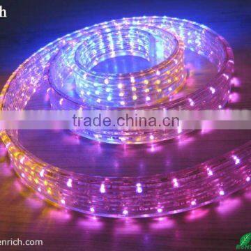 2 wire ce rohs flexible ultra bright led rope light