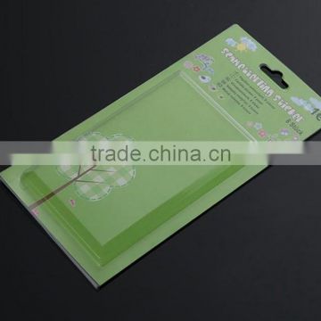 custom pvc slider blister clamshell packaging with mat printing paper card