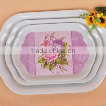 2015 fasional melamine serving tray