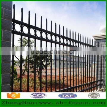 Hot sale high quality PVC coated tubaler Steel Fence wall yard fence wall and fence gate