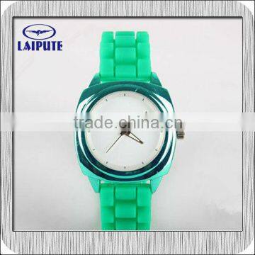 new arrival round interchangable silicone watch