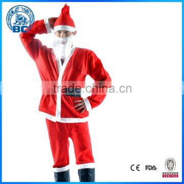 2015 Chirstmas Suit for Cosplay 5 PCS Set Of Santa Clothes Thin Santa Claus Suit photo-2