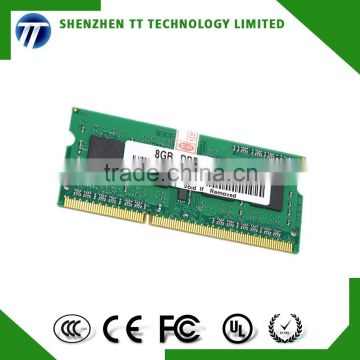 factory price with high quality laptop ddr3 8g 1600mhz ram memory