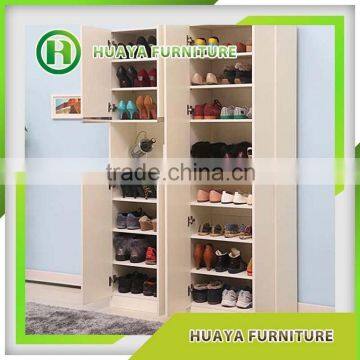 wooden steel lockable shoe cabinet for 2016