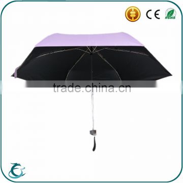 Wholesale profession made sunproof 3 fold light uv protection umbrella