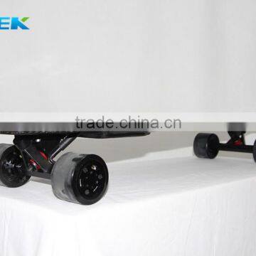 New fashion e-skateboard carbon fiber with dual in-wheel motor