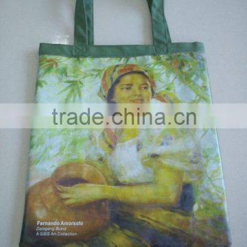 Full printing custom canvas tote bag manufactuer