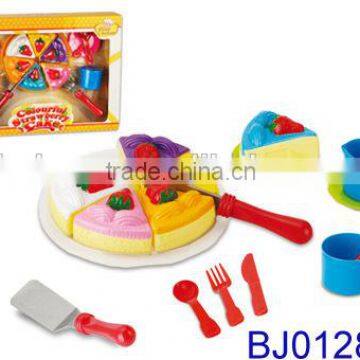 New birthday cake playset for kids lovely cutting food toy set