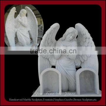 Carved White Marble Angel Tombstone Prices