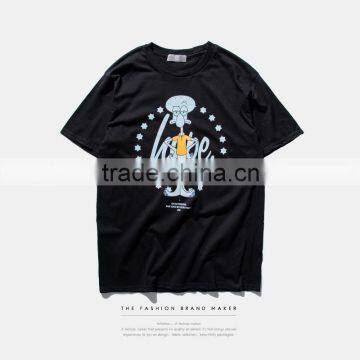 INF Draped Cutaway Plain Color t Shirt photo-5