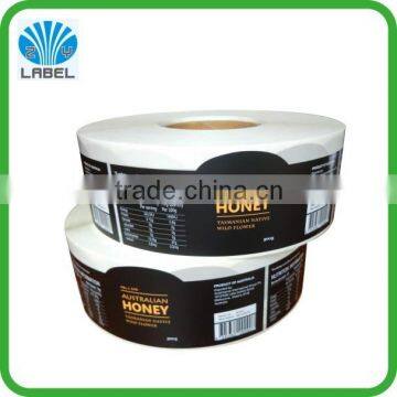 High qaulity printing custom adhesive roll label stickers