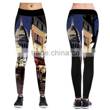 (Trade Assurance) elastic knitted legging yoga pants