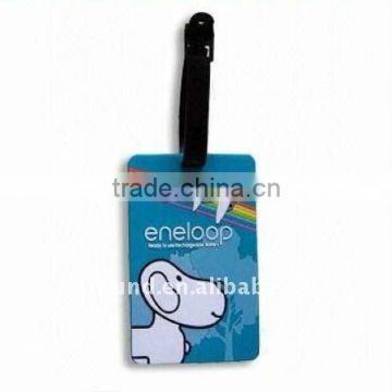 PVC Luggage Tag/plastic luggage tag/plastic travel tag