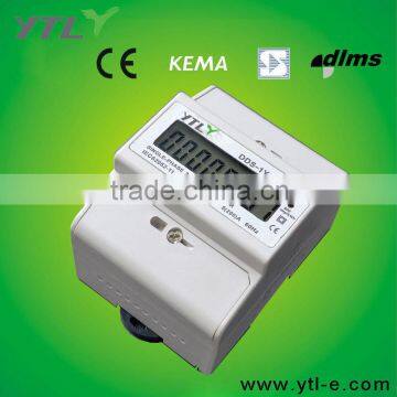 Single-Phase DIN-Rail electronic energy meter (pass through)