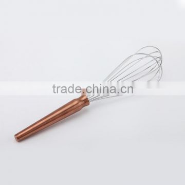 6 wires eeg beater whisk with coppering handle