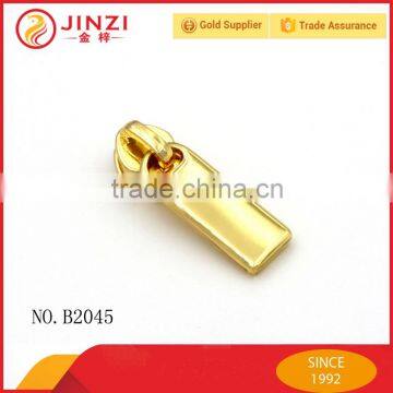 Jinzi one inch golden zipper pullers wholesale