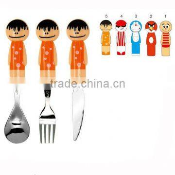 stainless steel children cutlery set