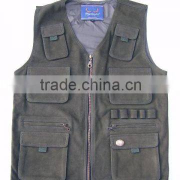 Nubuck Leather Shooting Vest