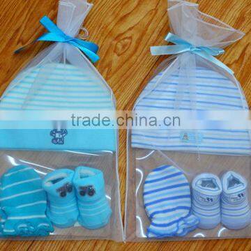 Infants & Toddlers Age Group Unisex Baby Cap Mittens Gift Set photo-5