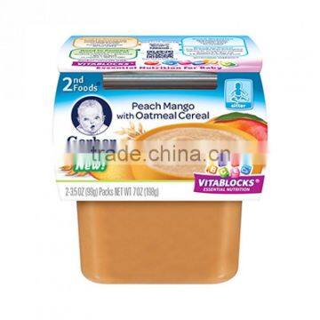 2 x 3.5oz Peach Mango Mix Food