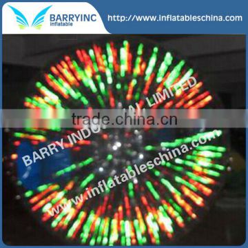 Guangzhou Outdoor toys LED inflatable zorb ball rental