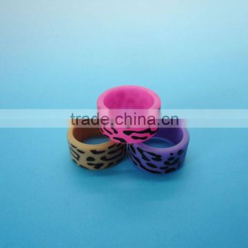 Best logo colorf custom finger band promotion silicon ring (adult / kid sizes)