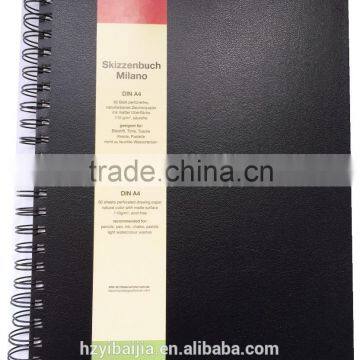 A4/A5/A6 Hardcover PVC Paper Cover Sketchbook in Spiral photo-6