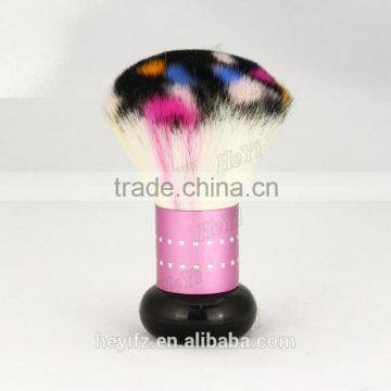 2016 Best Seller Mixed Color Hair Tip Rhinestone Handle Powder Kabuki Brush