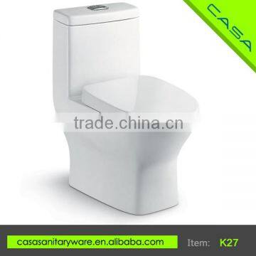 Classic design OEM restaurant one-piece ceramic sanitary water closet