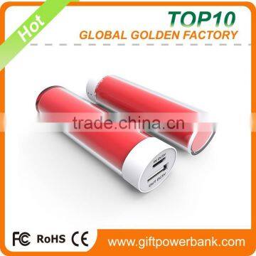 Cylinder shaped 5200mah power supply for laptop and mobile phones