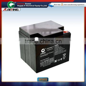 rechargeable solar gel battery 12V40AH