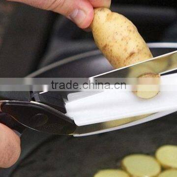 Factory Wholesales Stainless Steel Clever Cutter 2-in-1 Knife photo-2