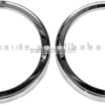 HEADLIGHT BEZEL SET 63 (CHROME)(steel)(1 SET=2PCS) for CV P/U