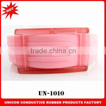 High quality silicone pink waterproof chastity belt