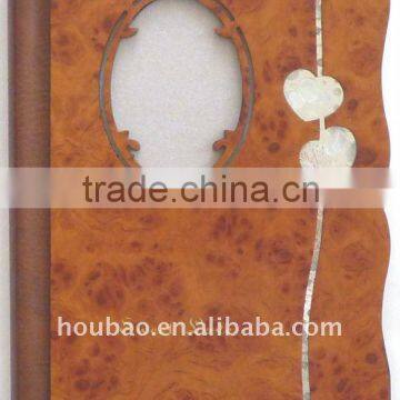 Wedding dress wooden album