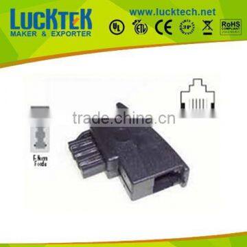 TAE male to female 6P4C Telephone adapter