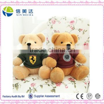 Best selling items teddy wear sweater with logos