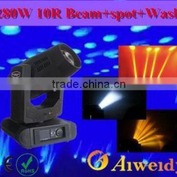 new products on china market 280W gobo moving head beam,280W 10R Beam Spot Wash