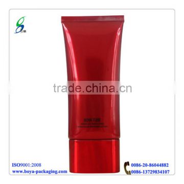 LDPE Oval Flat Cosmetic Plastic Squeeze Tube