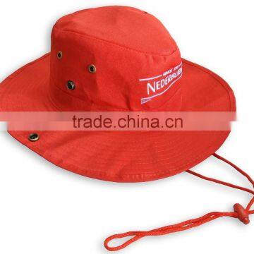 Polyester customized embroidery Cowboy hat