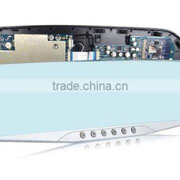 Wiring Free No Interference Wireless Wifi 5.0 Inch Full HD Car Dvr Gps Rear View Mirror Reverse Camera photo-2