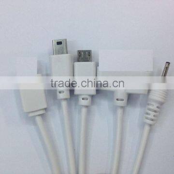 multi 20cm 5 in 1 USB charging cable for mobile phone