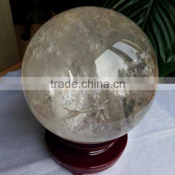 Polished Natural Rock Clear Quartz Sphere Crystal Ball