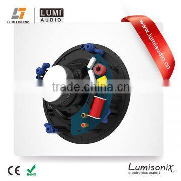 6.5 Inch 2-way Ceiling Speaker , Fashion Indoor Ceiling Mount Speaks