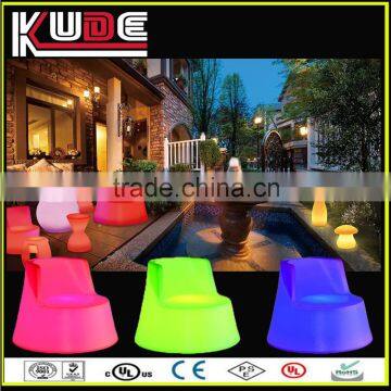 2015 new arrival,modern and illuminated plastic stools with LED Lighting for coffee