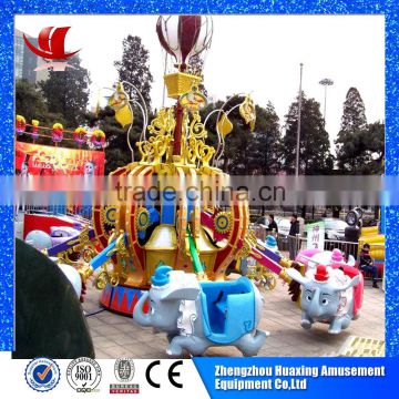 Direct manufacture with 10 years experience in theme park elephant attractions flying chair for sale