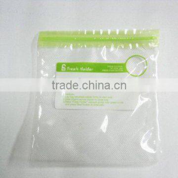 printing mesh zipper vacuum bag