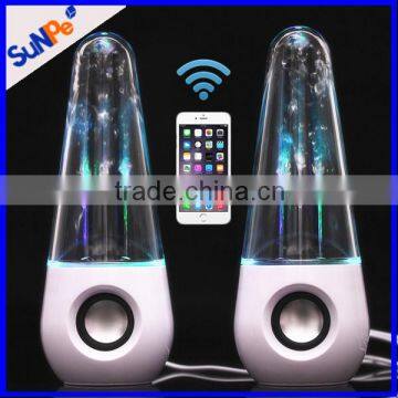 Wireless LED Light Show Fountain Water Dancing Bluetooth Speakers Music Stereo Subwoofer Speakers GuangDong Factory