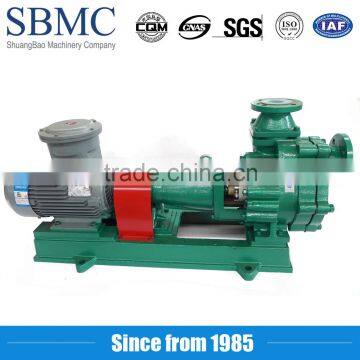 FZB corrosion resistance teflon lined self-priming pump, PTFE lined self-prming pump